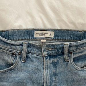 90s straight ultra high rise Abercrombie